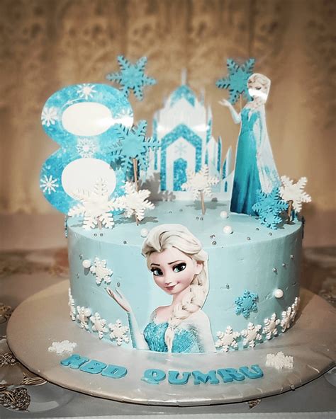 Disneys Elsa Birthday Cake Ideas Images Pictures