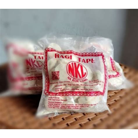 Jual Ragi Tape Nkl Isi 70 Gram 25 Butir 70g Terbaik Berkualitas Pakan