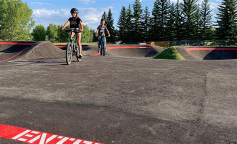 New Southwest Calgary Pump Track Opens For All Ages Terrain Biking