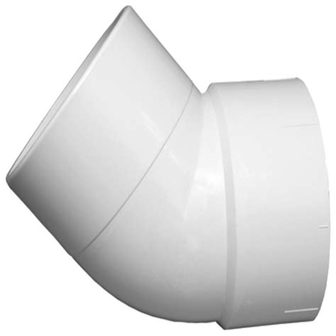 Nds 6 In Pvc 90 Degree Hub X Hub Elbow 6p02 The Home Depot