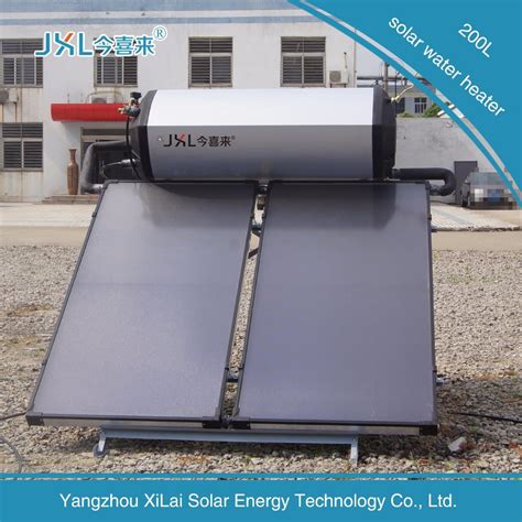 L Flat Plate Solar Water Heater System China Solar Water Heater