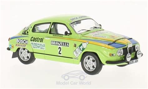 Coche Miniatura Saab Ixo V No Rallye Wm Rallye Schweden