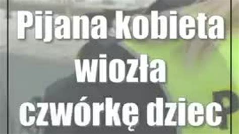 Pijana kobieta wiozła czwórkę dzieci CDA