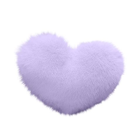 Heart Pillow Heart Shaped Throw Pillows Super Soft Faux Rabbit Fur