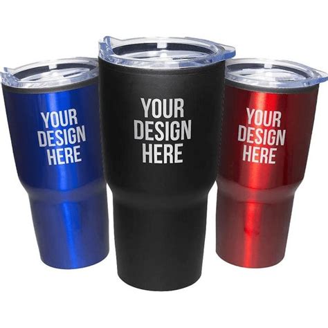 Marketing Mondo Insulated Tumblers With Plastic Interior 30 Oz