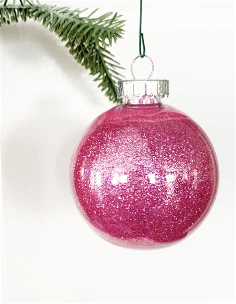 Easy Glitter Ornaments Best Glue To Use Pineapple Paper Co