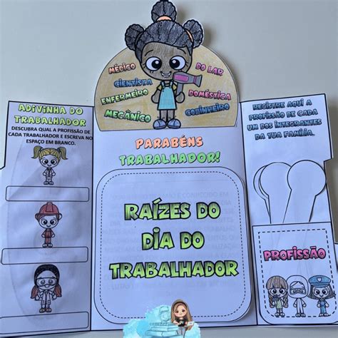 Lapbook Dia Do Trabalhador Loja Tudo Para O Professor