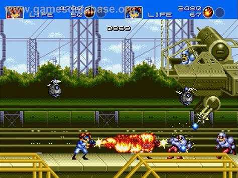 Gunstar Heroes Sega Genesis Artwork In Game