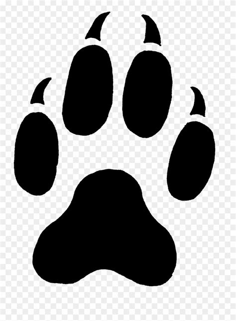 Husky The - Paw Print Pumpkin Carving Stencil, HD Png Download ...