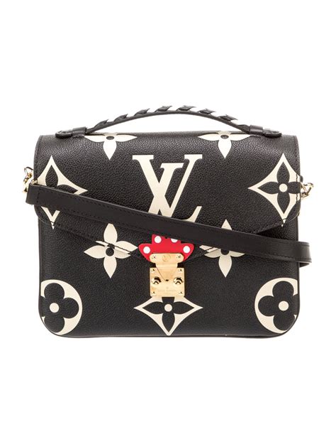 Louis Vuitton Monogram Giant Empreinte Crafty Pochette Metis Black