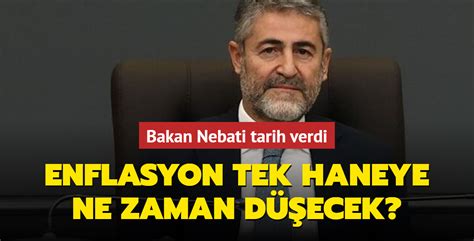 Bakan Nebati tarih verdi Enflasyon tek haneye ne zaman düşecek