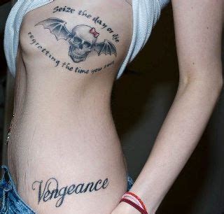 Avenged Sevenfold Lyrics Tattoos