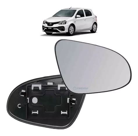 Lente De Retrovisor Elétrico Base Etios 2014 A 2019 Dir