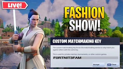 FORTNITE FASHION SHOW LIVE 500 VBUCKS EVERYGAME SCRIMS HIDE AND