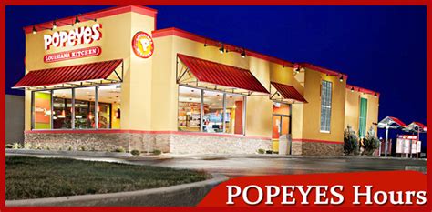 Popeyes Hours Opening, Closing, Sunday, Holiday Hours