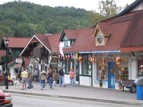 Helen Ga Shopping In The Alpine Village In Helen Ga Photo Picture