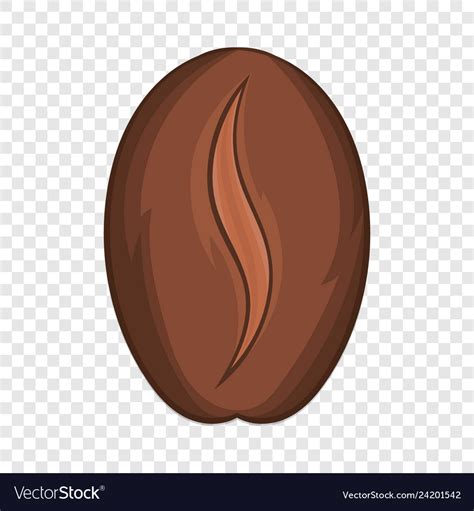 Coffee Bean Icon In Cartoon Style Royalty Free Vector Image