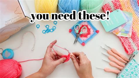 The MUST HAVE Crochet Tool Kit Essentials YouTube