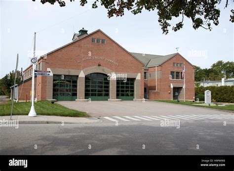 Fire Station In Mystic Connecticut Usa The B F Hoxie Engine Company