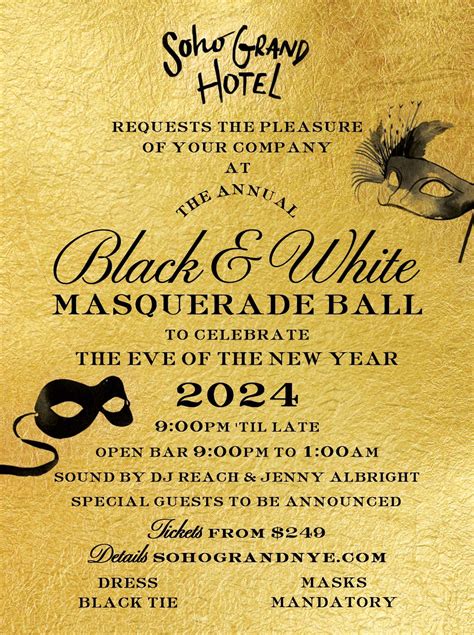 Soho Grand Hotel Soho Grand S Annual Nye Masquerade Ball