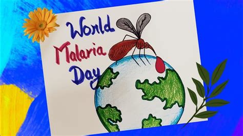 World Malaria Day Drawing Easy World Malaria Day Poster Malaria