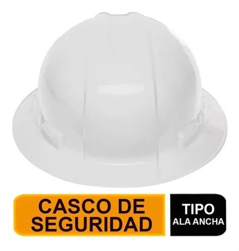 Casco De Seguridad Blanco Ala Ancha Truper 10567 MercadoLibre