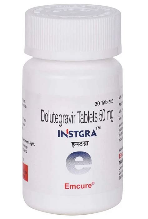 Instgra Dolutegravir Mg Tablets Tabs At Rs Bottle In