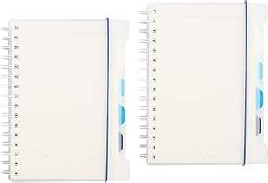 Shulaner A Wirebound Spiral Notebook Notepad Lined With Divider Lined