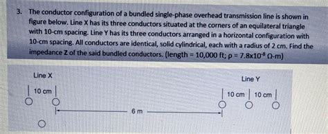 Solved The Conductor Configuration Of A Bundled Chegg