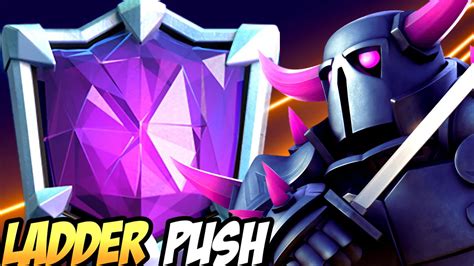 Easy Top Ladder Push With Pekka Bridge Spam Clash Royale Youtube