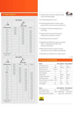 Sps Palfinger Asia Pacific Stiff Boom Cranes At