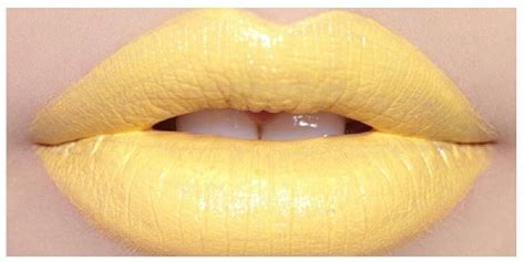 Yellow Lips Yellow Lipstick Cruelty Free Lipstick Lip Colors