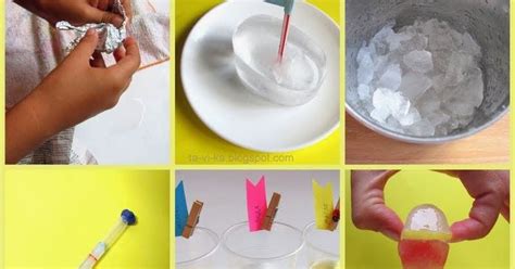 10 простых опытов со льдом для детей. Развивающие занятия по химии и ...