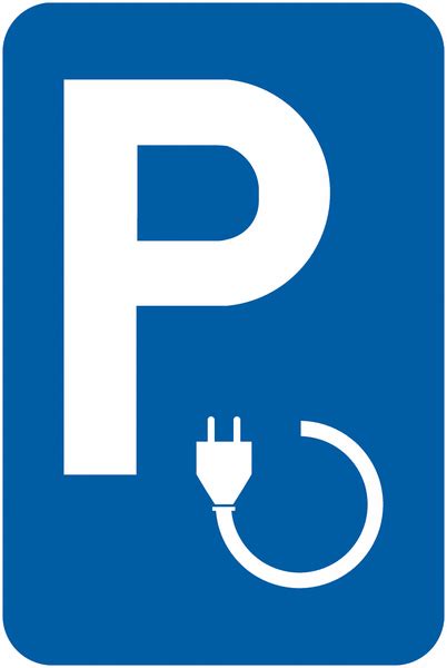 Segnale Di Parcheggio Riservato A Ricarica Veicoli Elettrici Seton