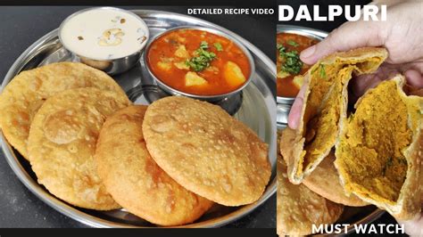 Dal Puri Recipe Stuffed Chana Dal