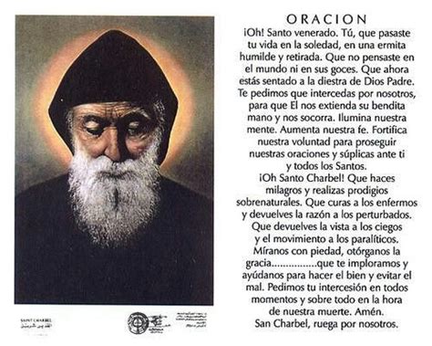 Catholic Prayers St Charbel Scapular Novena Daily Prayer Sehun