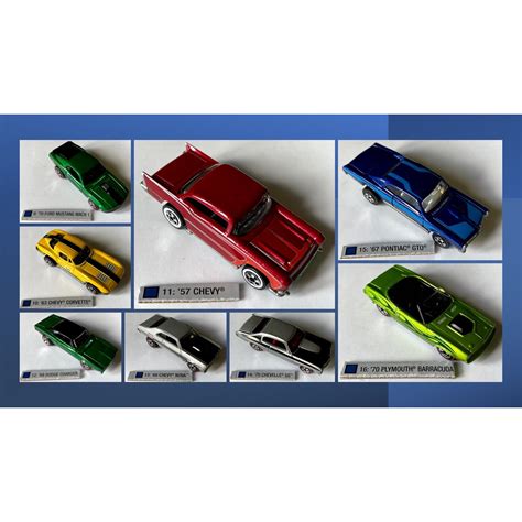 Hot Wheels Top Since LOOSE Mustang Mach Corvette Chevy