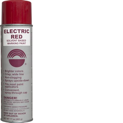 Electric Red Solvent-Based Marking Paint - Rainbow Technology