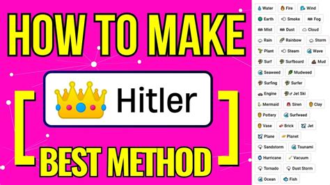 How To Make Hitler In Infinity Craft Infinite Craft L Infinite Craft