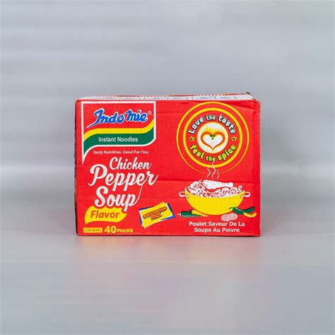 Indomie Chicken Peppersoup Noodles Box Pack Of 40