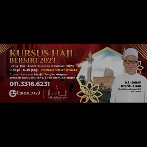 KURSUS HAJI BERSIRI BIL 3 Mtajbj Gov My