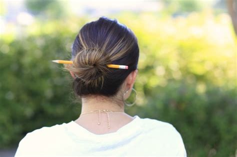 3 Easy Pencil Bun Ideas | Back-to-School Hairstyles | Cute Girls Hairstyles