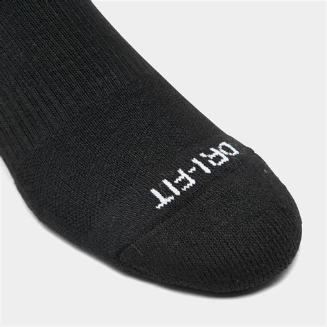 Nike Everyday Plus Cushioned Training Crew Socks 6 Pack Black Whit Jd Sports