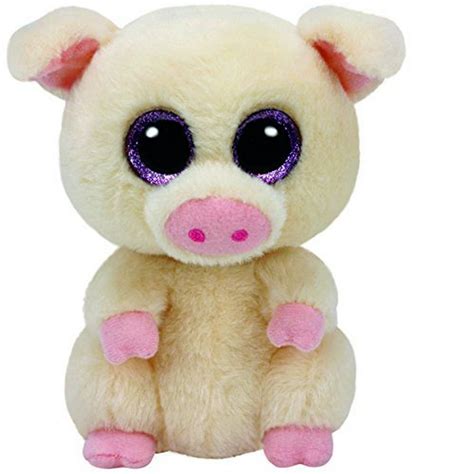 ty beanie boos piggley  pig glitter eyes small  plush walmart
