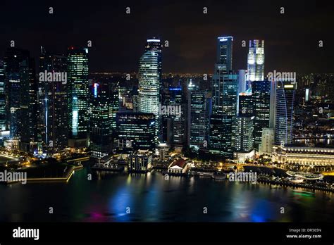 cityscape  singapore financial centre stock photo alamy