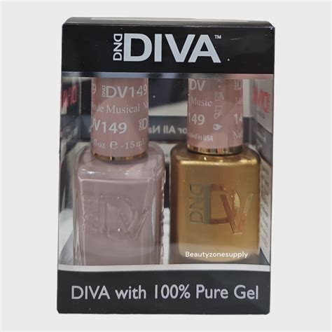 Dnd Diva Duo Gel And Lacquer 149 Nude Musical Beauty Zone Nail Supply