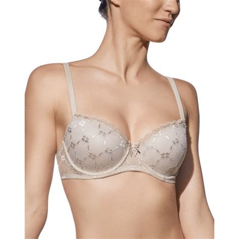 Brigitte Soutien Gorge Push Up Ivoire Beige Ou Noir Selene Lingerie