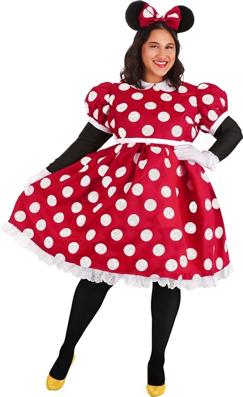 Disneys Adult Minnie Mouse Costume For Women Minnie Polka