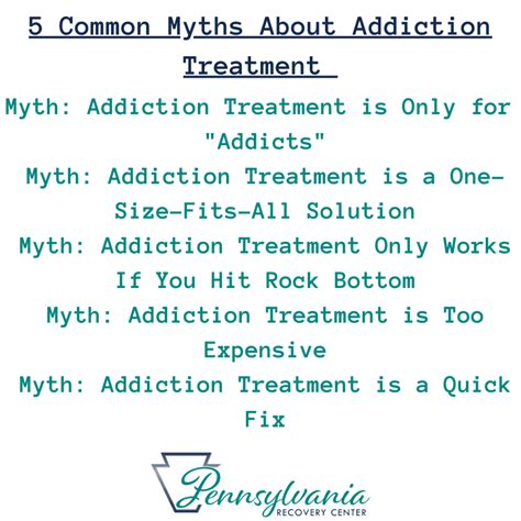 5 Common Myths About Addiction Treatment Debunked