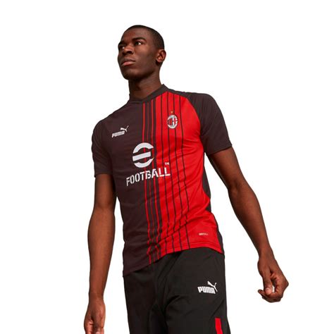 Jersey Puma Ac Milan Pre Match Black Tango Red F Tbol Emotion